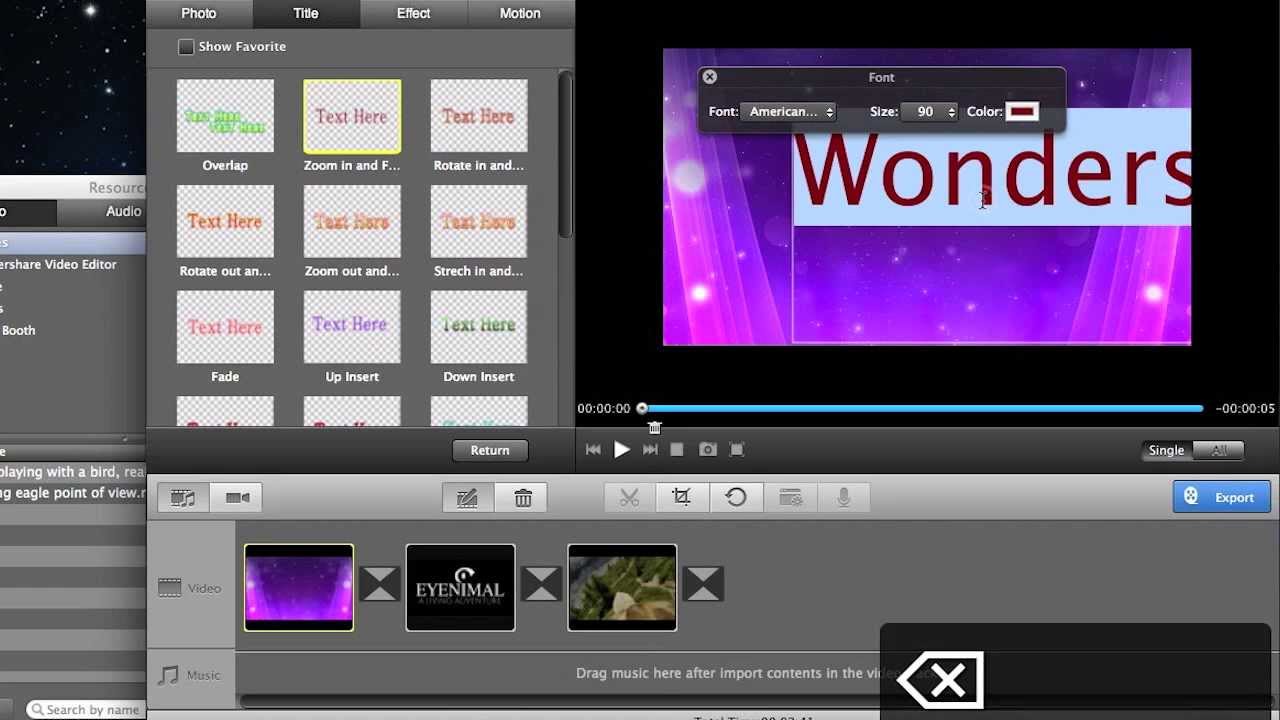 free music video editing software for mac